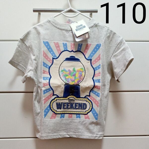 新品タグ付き リトルウィークエンド 半袖 Tシャツ 110サイズ