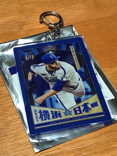 横浜DeNAベイスターズ 日本一選手ビジュアルブラインドアクリルキーホルダー A.ケイ選手