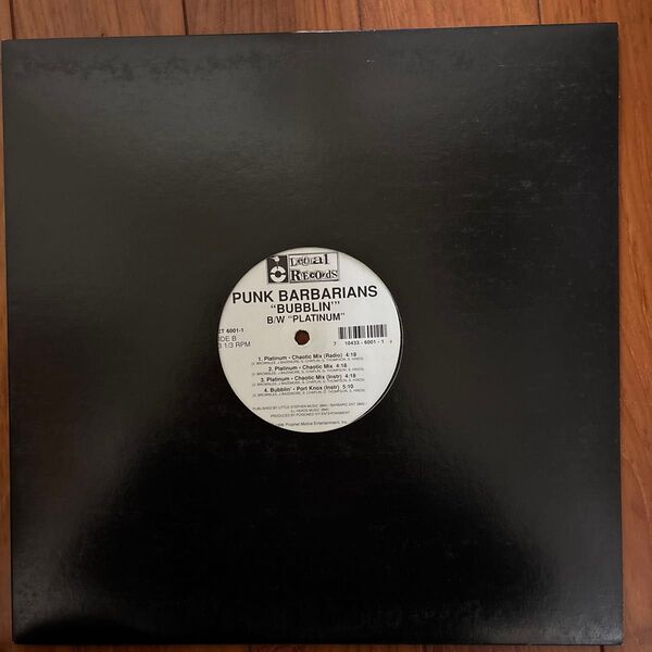 PUNK BARBARIANS / BUBBLIN' 90's underground HIP HOP Record