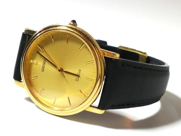 Seiko Dolce 8N41-7030 Vintage Watch in Gold – Eleven13 Studios