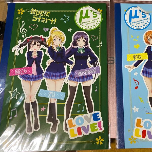 ラブライブ イオン限定 A5サイズノート 矢澤にこ 絢瀬絵里 東條希