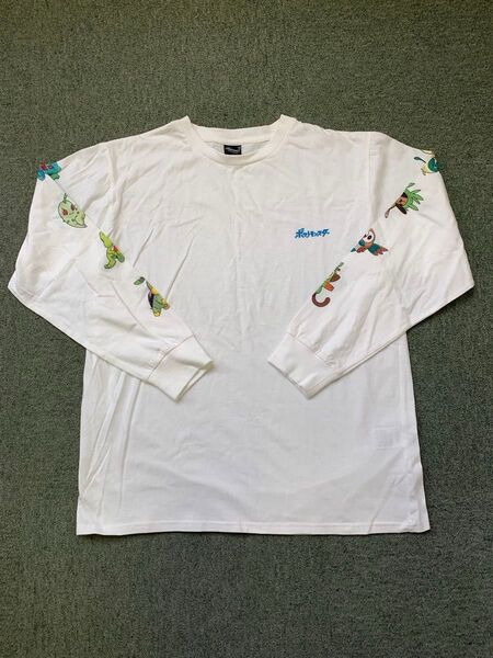 サイズL ポケットモンスター ポケモン ロンT Tシャツ 長袖 長袖Tシャツ 白 ホワイト