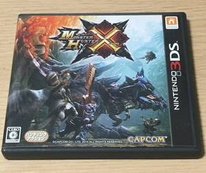 モンスターハンタークロス 操作説明シートあり　3ＤＳ　送料140円　J04