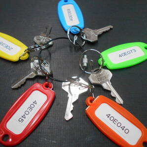 合鍵【5種組】コピーキー アルファ キー 南京錠 キー 同一キー 複製品 注※純正キーではありません カギ番号 35 040 045 069 073