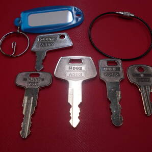 高所作業車 合鍵 ◆コピーキー 5本組み★ IDEC 0番、Ⅴ00番、24401番 6896、HD62 カギ 高所作業車 idec【送料無料 追跡有り】