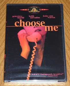 映画 Choose Me チューズミー 北米版DVD リージョン1 アランルドルフ キースキャラダイン ジュヌヴィエーヴビジョルド 未開封 Alan Rudolph