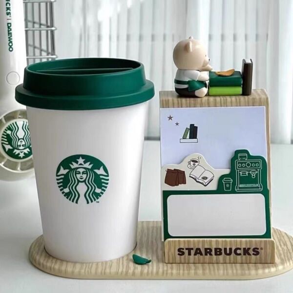【スターバックス海外限定】 ベアリスタ ペン立て スマホスタンド 小物入れ