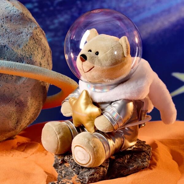 【スターバックス海外限定】 宇宙飛行士シリーズ ぬいぐるみ ベアリスタ