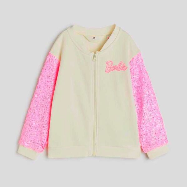 H&M バービー スウェット ジップアップスウェット ブルゾン 120-130