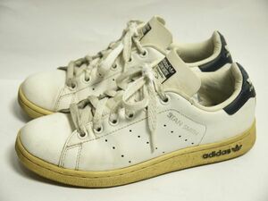 アディダス adidas スタンスミス STAN SMITH スニーカー 白紺 23.5cm 670460 L495-63