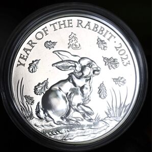 2023 イギリス 5ポンド コイン 干支コイン year of the rabbit