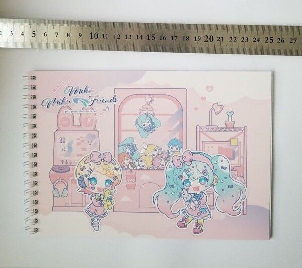 初音ミク ドリーミー柄 スケッチブック