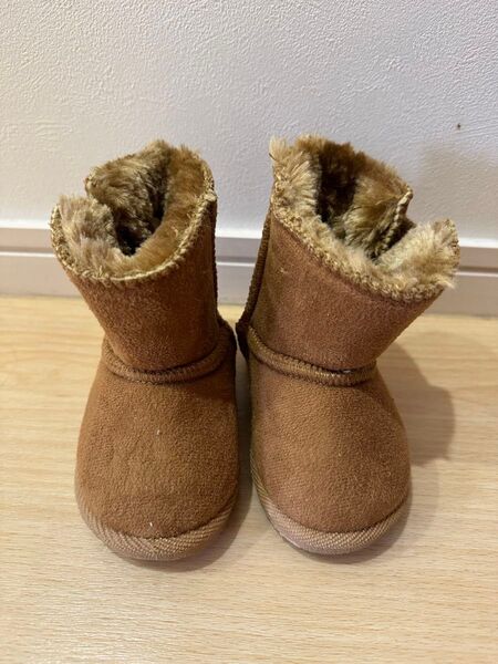 ベビー ブーツ 靴 シューズ ムートン ハート キッズ こども 14cm