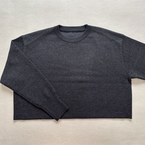 1er Arrondissement BOXショートニットプルオーバー Gray