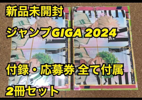 ジャンプGIGA 2024 SPRING ジャンプギガ 僕のヒーローアカデミア 付録・応募券 全て付属 2冊セット