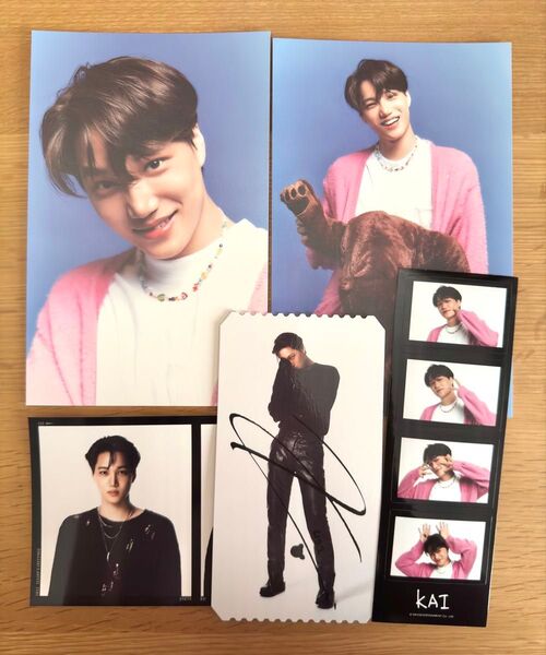exo シーグリ SEASON'S GREETINGS 2023 カイ kai ポストカード ステッカー