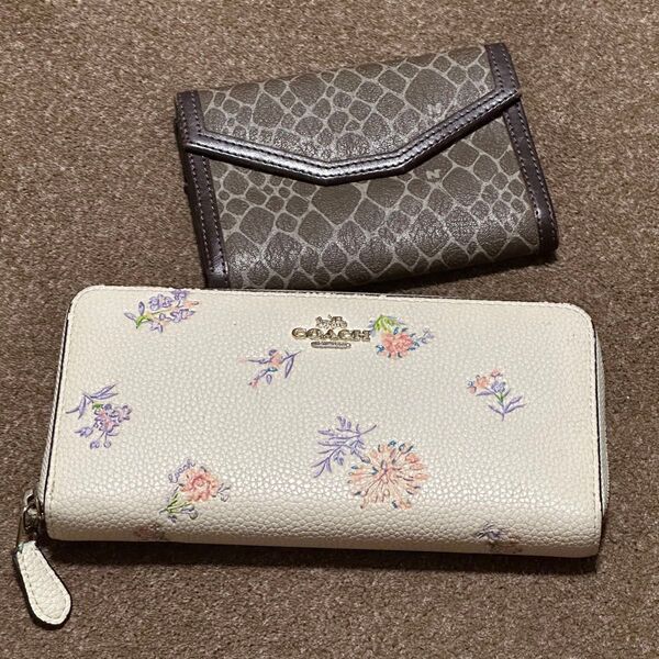 COACH nina ricci 長財布 がま口折財布 2点セット