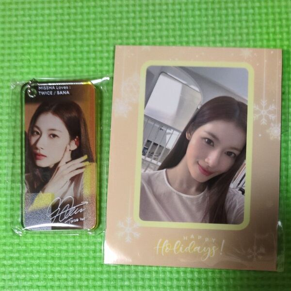 ミシャ MISSHA ノベルティ twice sana カード キーホルダー サナ