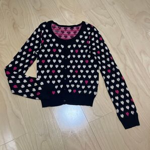 H&M エイチアンドエム ハート柄 カーディガン