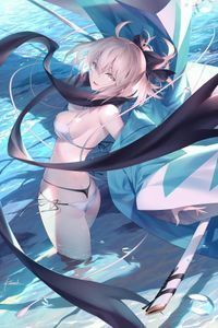 Fate/Grand Order 令和・水着沖田 B2タペストリー c96 GH.K 光崎 fgo B2タペストリー　C98