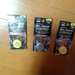 Cross factor 80グラム3色セット!遊動式タイラバ用ヘッド!