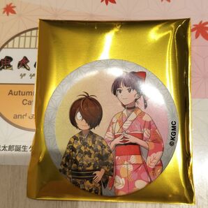 ゲ謎コラボカフェ ゲゲゲの鬼太郎&ねこ娘缶バッチ