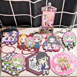 鬼滅の刃セット【ラバーキーホルダー&アクリルキーホルダーセット】