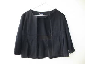 ** cleaning settled SHIPS Ships no color jacket cardigan navy blue color cotton 100% lady's S corresponding 