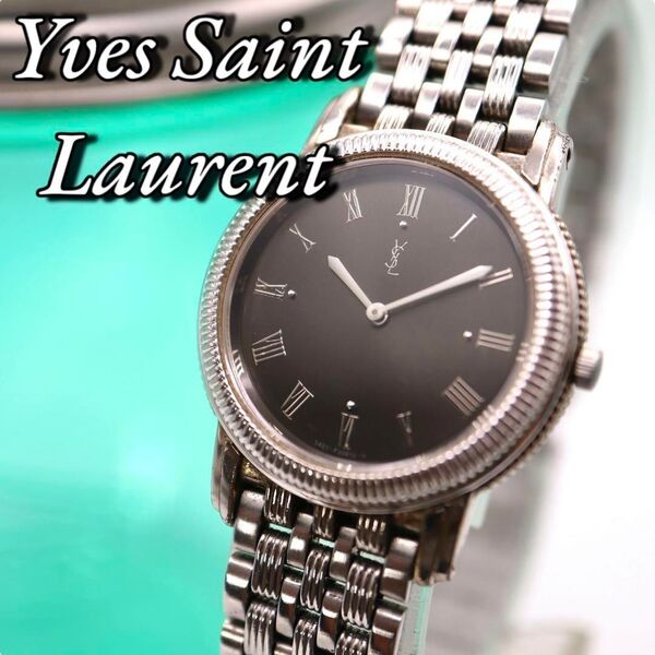 美品 Yves Saint Laurent ローマン レディース腕時計 1138