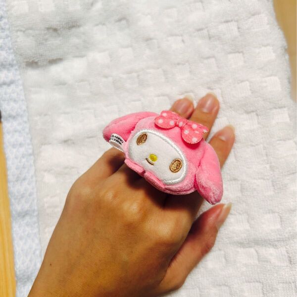 サンリオ マイメロディ ぬいぐるみ指輪