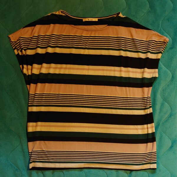 ノースリーブ ボーダー Tシャツ