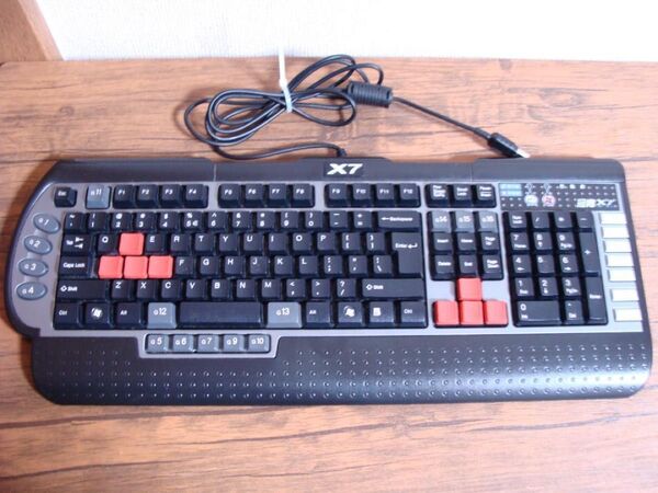 キーボード マクロ A4TECH X7 G800V 中古 ゲーミングキーボード