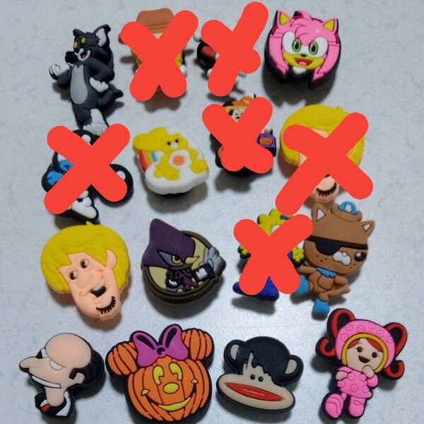 ジビッツ 10点セット 色々 詰め合わせ サンダル クロックス 飾り アクセサリー チャーム キャラクター