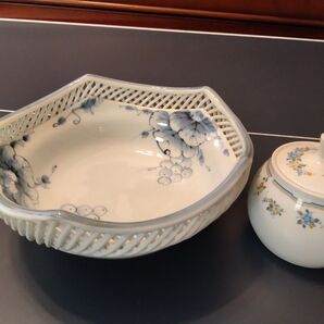 有田焼 菓子鉢&ノリタケ シュガーポット