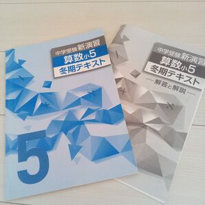 中学受験新演習 小5 冬期テキスト 算数