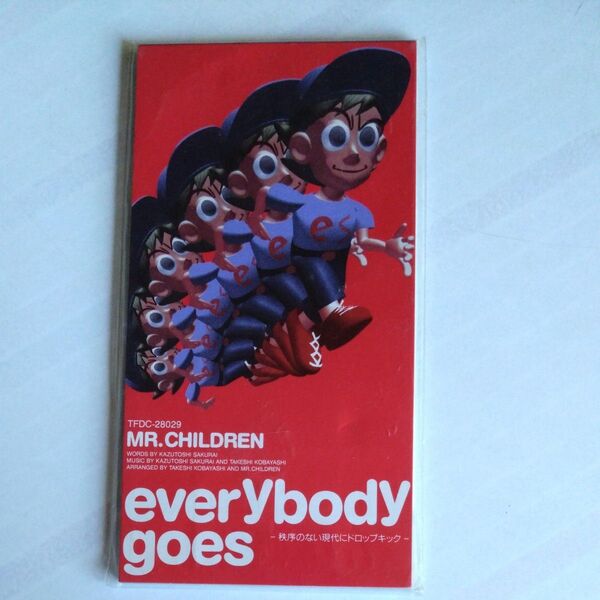 everybody goes-/Mr.Children、 桜井和寿