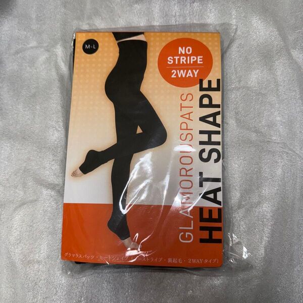 グラマラスパッツ ヒートシェイプ HEATSHAPE M-L 着圧タイツ 黒 タイツ GLAMOROUSPATS