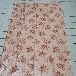 生地 薔薇 ピンク 106幅 148長さ