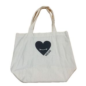 自宅保管品WEGOトートバッグ生成り×ブラック