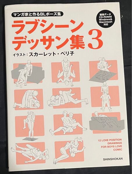 マンガ家と作るBLポーズ集 ラブシーンデッサン集 3 (データCD付)