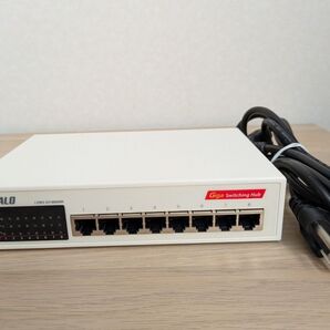 BUFFALO 8ポート Gigabit Switch LSW2-GT-8NSRR 金属筐体/電源内蔵