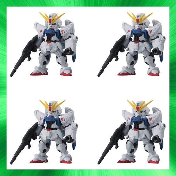 【新品未使用】モビルスーツアンサンブル08・ガンダムF91×4