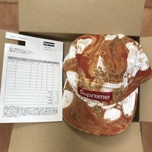 未使用品 納品書付き supreme Blood and Semen Camp Cap シュプリーム キャンプキャップ BOX LOGO 国内正規品_画像2