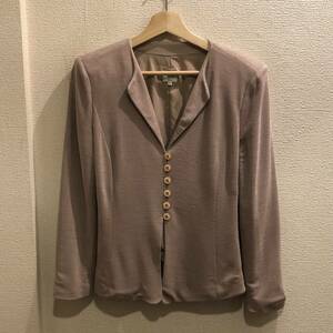  Armani ko let's .-ni no color border style jacket 40