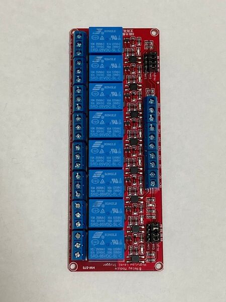 【新品】リレーモジュール 高低レベルトリガー 5V 8チャンネル 1個①