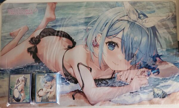 ESSENTIA 藤真拓哉 ブルーアーカイブ アロナ シロコ カードスリーブ プレイマット C103 会場限定正規品 未開封未使用