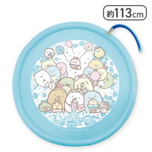 すみっコぐらし タピオカパーク 噴水マット 水色