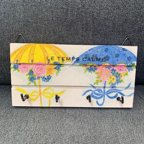 ハンドメイド☆フック付きプレート