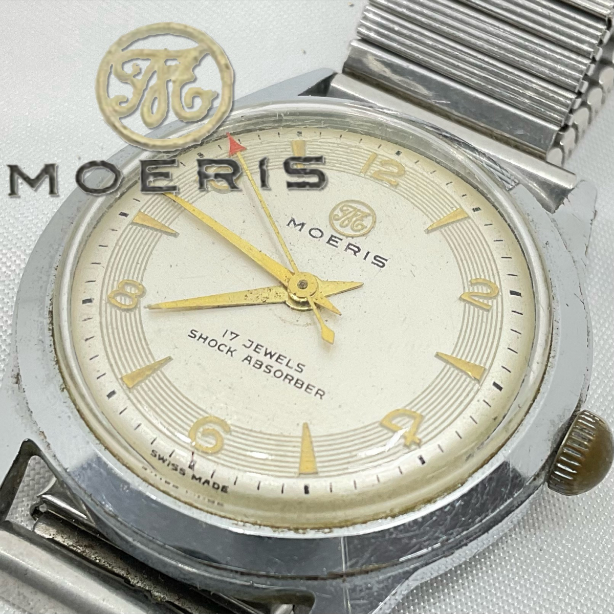 Yahoo!オークション -「moeris モーリス」(アナログ(手巻き Yahoo!オークション -「moeris モーリス」(アナログ(手巻き