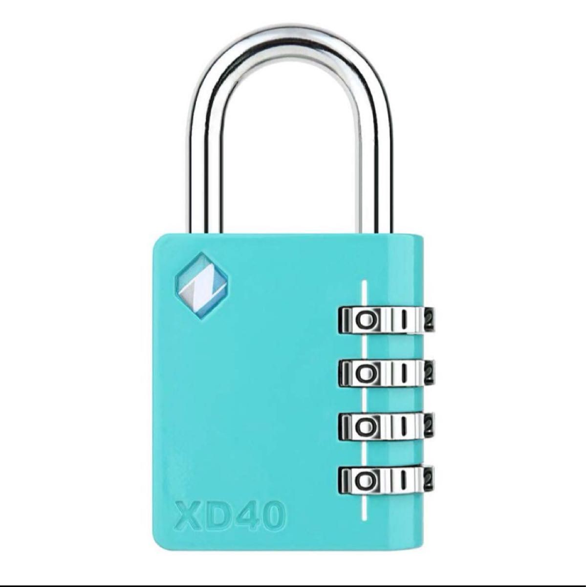 Yellow 南京錠 4桁 ダイヤル式ロック イエロー XD40 鍵 金属